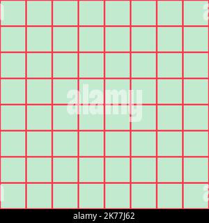 Nahtloses Muster - Käfig, minimalistischer, flacher Style-Vektor Stock Vektor