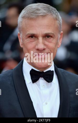 Schauspieler Christoph Waltz nimmt an der Vorführung von Sibyl während der jährlichen Filmfestspiele von Cannes am 24. Mai 72. 2019 in Cannes, Frankreich, Teil. Stockfoto