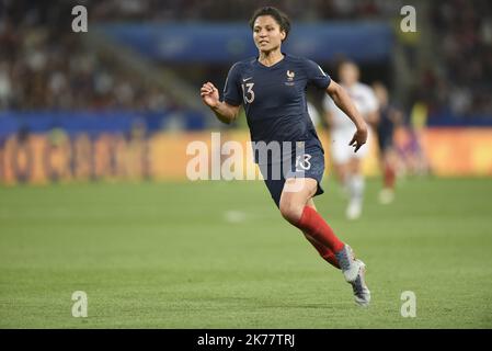 ©Frédérique GRARDO/MAXPPP - Coupe du monde - Equipe de France A Féminine vs Equipe féminine de Norvège - 12/06/2019 Phase de poule - (c) 2019 Grardo/MaxPPP VALERIE GAUVIN Stockfoto