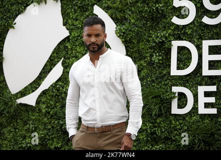 Ricky Whittle während des TV Festivals 59. in Monte Carlo, Monaco am 17. 2019. Juni. Stockfoto