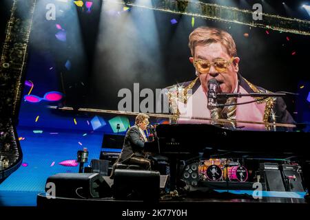 Â©PHOTOPQR/SUD OUEST ; LE 22 JUIN 2019 / A BORDEAUX / ELTON JOHN EN CONCERT A L'ARENA PHOTO : BONNAUD GUILLAUME Stockfoto