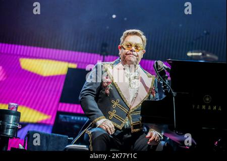 Â©PHOTOPQR/SUD OUEST ; LE 22 JUIN 2019 / A BORDEAUX / ELTON JOHN EN CONCERT A L'ARENA PHOTO : BONNAUD GUILLAUME Stockfoto