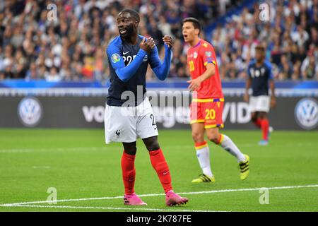 ©Julien Mattia / Le Pictorium/MAXPPP - Julien Mattia / Le Pictorium - 10/09/2019 - Frankreich / Ile-de-France / Paris - FRANKREICH ANDORRE / EURO 2020 Jonathan Ikone #22 lors du match France-Andorre, le 10 Septembre 2019, au Stade de de France pour les Qualifications de l'Euro 2020. / 10/09/2019 - Frankreich / Ile-de-France (Region) / Paris - FRANKREICH ANDORRA / EURO 2020 Jonathan Ikone # 22 während des Spiels France-Andorra, am 10. September 2019, im Stade de France für die Qualifikation zur Euro 2020. Stockfoto