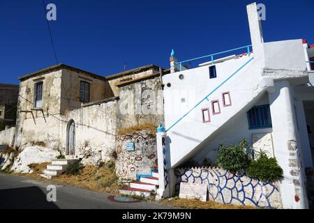 Komitades Dorf, Kreta, Griechenland, Europa Stockfoto