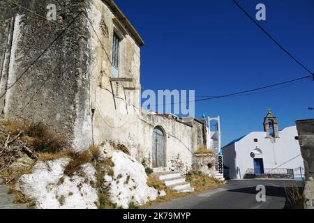 Komitades Dorf, Kreta, Griechenland, Europa Stockfoto