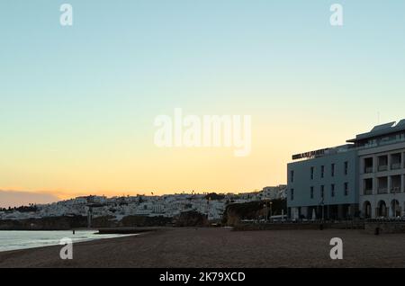Inatel Beach Hotel in Albufeira. Algarve, Portugal Stockfoto