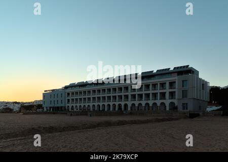 Inatel Beach Hotel in Albufeira. Algarve, Portugal Stockfoto