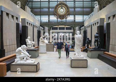 Wiedereröffnung des Musée d'Orsay nach der Krise von Covid 19 im juni 27 2020 Stockfoto