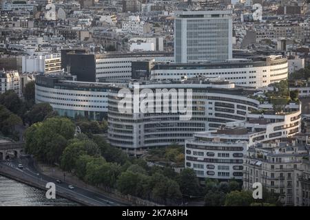 ©PHOTOPQR/LE PARISIEN/Fred Dugit ; Paris ; 20/07/2020 ; Société Paris XVIe, le 20 juillet 2020 Radio France Photo LP / Fred Dugit Stockfoto