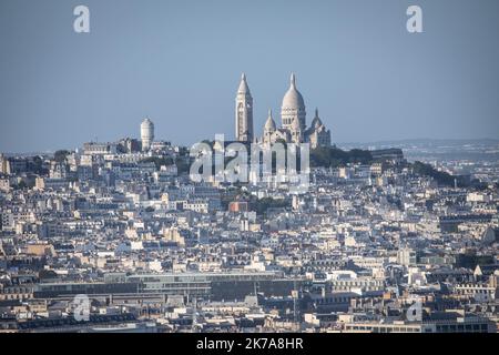 ©PHOTOPQR/LE PARISIEN/Fred Dugit ; Paris ; 20/07/2020 ; Société Paris VIie, le 20 juillet 2020 Le sacré Coeur Foto LP / Fred Dugit Stockfoto