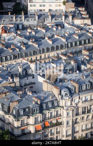 ©PHOTOPQR/LE PARISIEN/Fred Dugit ; Paris ; 20/07/2020 ; Société Paris VIie, le 20 juillet 2020 Illustration immobilier à Paris Photo LP / Fred Dugit Stockfoto