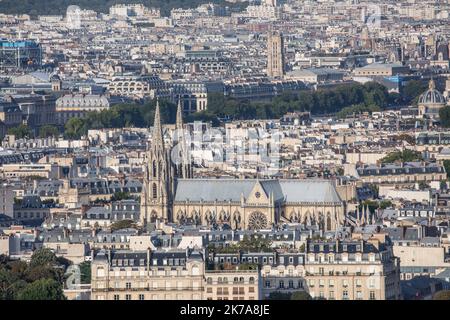 ©PHOTOPQR/LE PARISIEN/Fred Dugit ; Paris ; 20/07/2020 ; Société Paris VIie, le 20 juillet 2020 Basilique Sainte-Clotilde Foto LP / Fred Dugit Stockfoto