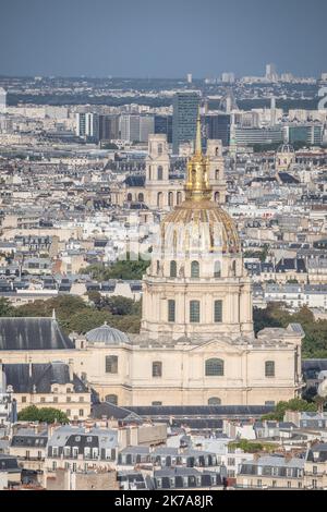 ©PHOTOPQR/LE PARISIEN/Fred Dugit ; Paris ; 20/07/2020 ; Société Paris VIie, le 20 juillet 2020 Hôtel des Invalides Photo LP / Fred Dugit Stockfoto