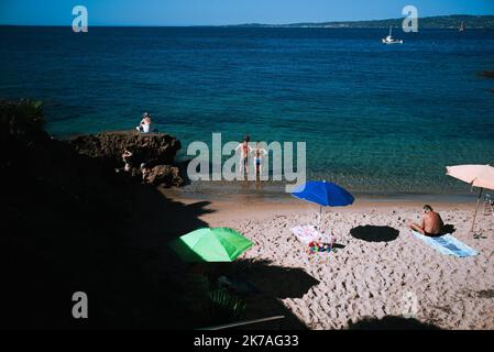 ©Pierre Berthuel / Le Pictorium/MAXPPP - Pierre Berthuel / Le Pictorium - 07/08/2020 - Italie / Sardaigne / Sardaigne - Ile de Sardaigne / 07/08/2020 - Italien / Sardinien / Sardinien - Insel Sardinien Stockfoto