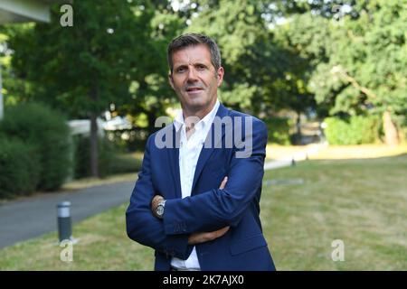 Â©PHOTOPQR/LE TELEGRAM/NICOLAS CREACH ; ; 10/08/2020 ; FOTO NICOLAS CREACH / LE TELEGRAMM. Rennes (35) Conseil de rÃ©gional ( Tour de France ) LE 10082020 PrÃ©sentation du Tour de France 2021 Ã Rennes on conseil de rÃ©gional. Pierre-Yves Thouault (Directeur adjoint du Tour) - Präsentation der Tour de France 2021 in Rennes FRANKREICH AUGUST 28 2020 Stockfoto