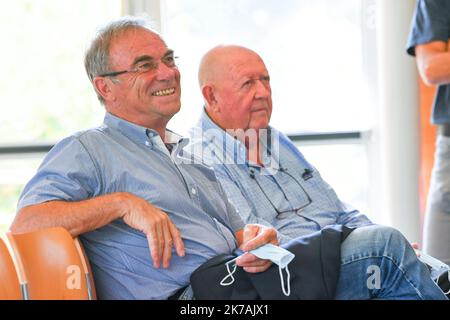 Â©PHOTOPQR/LE TELEGRAM/NICOLAS CREACH ; ; 10/08/2020 ; FOTO NICOLAS CREACH / LE TELEGRAMM. Rennes (35) Conseil de rÃ©gional ( Tour de France ) LE 10082020 PrÃ©sentation du Tour de France 2021 Ã Rennes on conseil de rÃ©gional. Bernard Hinault. - Präsentation der Tour de France 2021 in Rennes FRANKREICH IM AUGUST 28 2020 Stockfoto