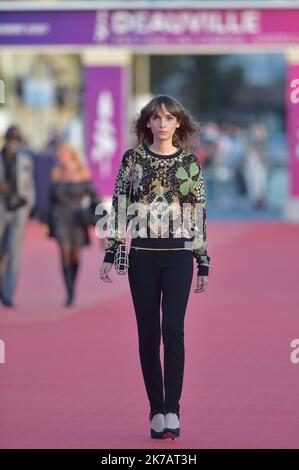 ©FRANCK CASTEL/MAXPPP - 46. Deauville American Film Festival.Mya Bollaers Stockfoto