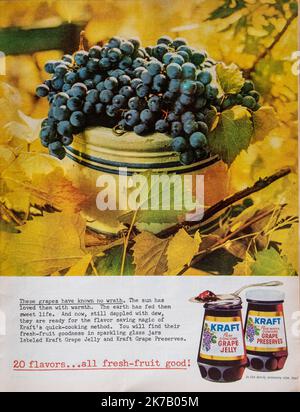 Vintage 27. Januar 1961 „Life“-Magazin-Anzeige, USA Stockfoto