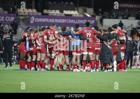 ©PHOTOPQR/NICE MATIN/Dominique Leriche ; Aix-en-Provence ; 16/10/2020 ; Rugby. Challenge Cup. Finale. RCT/Bristol Bears Stade Maurice David Aix-en-Provence le 16 octobre 2020 Photographie Dominique Leriche Stockfoto