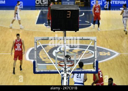 ©Julien Mattia / Le Pictorium/MAXPPP - Julien Mattia / Le Pictorium - 14/11/2020 - Frankreich / Hauts-de-seine / Levallois - victoire du JL bourg dans la 10eme Journee du Championnat Jeep Elite, les opposant aux Metropolitans 92, au Palais des Sports Marcel-Cerdan. / 14/11/2020 - Frankreich / Hauts-de-seine / Levallois - Sieg von JL bourg am 10.. Tag der Jeep Elite Championship, der sich im Marcel-Cerdan Sports Palace gegen die Metropoliten 92 stellte. Stockfoto