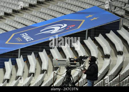 ©PHOTOPQR/VOIX DU Nord/BONNIERE Pascal ; 17/11/2020 ; SAINT DENIS , le 17 novembre 2020, ligue des Nations match France - Suede groupe c au stade de france . Pascal BonniÃ¨RE - Saint Denis, Frankreich, nov 17. 2020 - Nationenliga des Fußballs Frankreich gegen Schweden Stockfoto