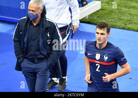 ©PHOTOPQR/VOIX DU Nord/BONNIERE Pascal ; 17/11/2020 ; SAINT DENIS , le 17 novembre 2020, ligue des Nations match France - Suede groupe c au stade de france . Pascal BonniÃ¨RE - Saint Denis, Frankreich, nov 17. 2020 - Nationenliga des Fußballs Frankreich gegen Schweden Stockfoto