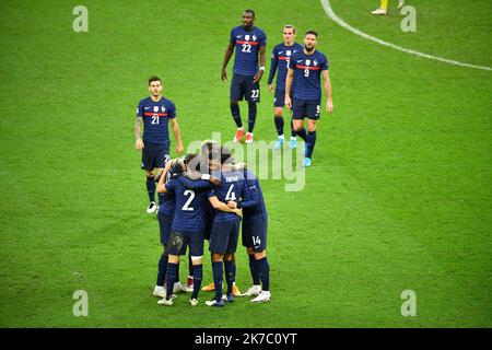 ©PHOTOPQR/VOIX DU Nord/BONNIERE Pascal ; 17/11/2020 ; SAINT DENIS , le 17 novembre 2020, ligue des Nations match France - Suede groupe c au stade de france . Pascal BonniÃ¨RE - Saint Denis, Frankreich, nov 17. 2020 - Nationenliga des Fußballs Frankreich gegen Schweden Stockfoto