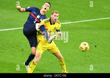 ©PHOTOPQR/VOIX DU Nord/BONNIERE Pascal ; 17/11/2020 ; SAINT DENIS , le 17 novembre 2020, ligue des Nations match France - Suede groupe c au stade de france . Pascal BonniÃ¨RE - Saint Denis, Frankreich, nov 17. 2020 - Nationenliga des Fußballs Frankreich gegen Schweden Stockfoto