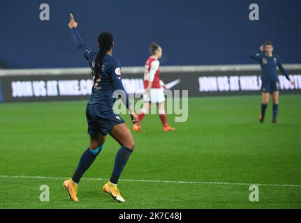 ©PHOTOPQR/LE TELEGRAM/NICOLAS CREACH ; ; 27/11/2020 ; FOTO NICOLAS CREACH / LE TELEGRAM GUINGAMP ( 22 ) FUSSBALL au Roudourou LE 27112020 Qualifikation à l’Euro France / Autriche La joie des joueuses de l'équipe de France Suite au 2 ème aber beschriftet par Marie-Antoinette Katoto Frauen UEFA Euro 2022 Gruppe G Qualifier Fußballspiel zwischen Frankreich und Österreich, im Roudourou Stadion, in Guingamp, Westfrankreich, Am 27. November 2020. Stockfoto