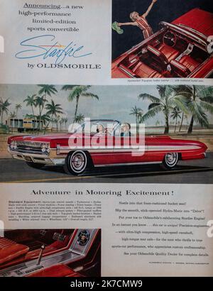 Vintage 27. Januar 1961 „Life“-Magazin-Anzeige, USA Stockfoto