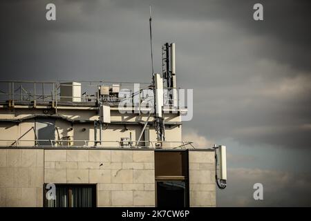 ©Thomas Padilla/MAXPPP - 26/02/2021 ; Paris , FRANKREICH; ILLUSTRATION DE PARIS. - Paris, Frankreich, februar 26. 2021 Stockfoto