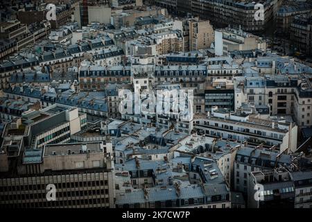 ©Thomas Padilla/MAXPPP - 26/02/2021 ; Paris , FRANKREICH; ILLUSTRATION DE PARIS. - Paris, Frankreich, februar 26. 2021 Stockfoto