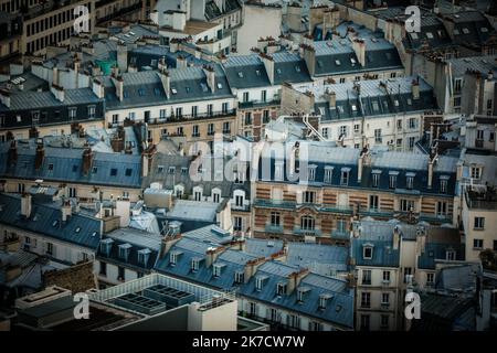 ©Thomas Padilla/MAXPPP - 26/02/2021 ; Paris , FRANKREICH; ILLUSTRATION DE PARIS. - Paris, Frankreich, februar 26. 2021 Stockfoto