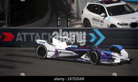 ©PHOTOPQR/NICE MATIN/Jean François Ottonello ; Monaco ; 07/05/2021 ; OTTONELLO JEAN-FRANCOIS - samedi 8 Mai 2021 à Monaco - 4ème Grand Prix de Formule E de Monaco 2021 - 27 – Jake Dennis (GBR) BMW i Andretti Samstag, 8. Mai 2021 in Monaco - 4. Formel E großer Preis von Monaco 2021 Stockfoto