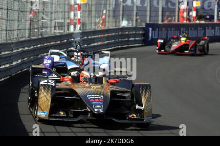 ©PHOTOPQR/NICE MATIN/Jean François Ottonello ; Monaco ; 08/05/2021 ; OTTONELLO JEAN-FRANCOIS - samedi 8 Mai 2021 à Monaco - 4ème Grand Prix de Formule E de Monaco 2021 - 25 – Jean-Eric Vergne (FRA) - DS techeetah - Monaco, Mai 8. 2021 - 4. Formel E GP in Monaco Stockfoto