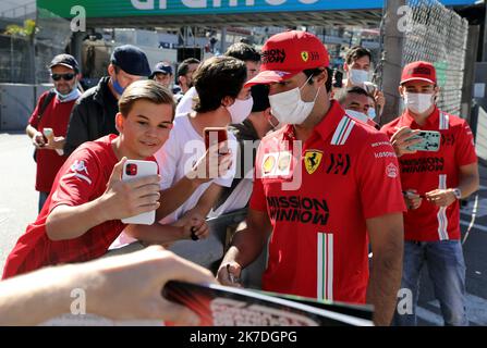 ©PHOTOPQR/NICE MATIN/Jean François Ottonello ; Monaco ; 19/05/2021 ; OTTONELLO JEAN-FRANCOIS - mercredi 19 Mai 2021 à Monaco - Grand Prix de Monaco - Carlos Sainz / Scuderia Ferrari Mission winnow Stockfoto