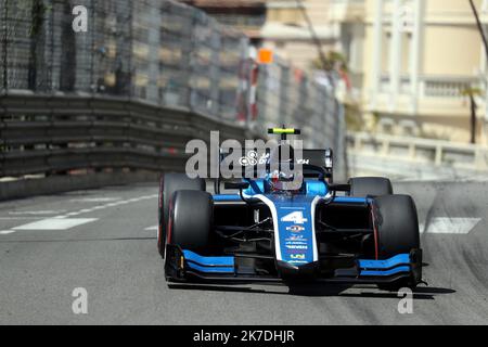 ©PHOTOPQR/NICE MATIN/Jean François Ottonello ; Monaco ; 21/05/2021 ; OTTONELLO JEAN-FRANCOIS - vendredi 21 Mai 2021 à Monaco - 78ème Grand Prix de Monaco - Formule 2 - Kurs 1 - 4 Roeland Drugovich (Bra) / Uni-Virtuosi Stockfoto