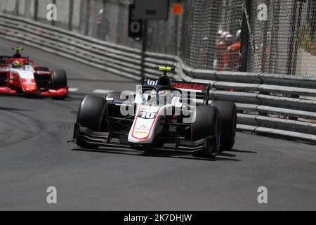 ©PHOTOPQR/NICE MATIN/Jean François Ottonello ; Monaco ; 21/05/2021 ; OTTONELLO JEAN-FRANCOIS - vendredi 21 Mai 2021 à Monaco - 78ème Grand Prix de Monaco - Formule 2 - Kurs 1 - 10 Théo Pourchaire (Fra) / Art Grand Prix Stockfoto
