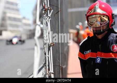 ©PHOTOPQR/NICE MATIN/Dylan Meiffret ; Monaco ; 21/05/2021 ; MEIFFRET DYLAN, Vendredi 21 Mai 2021 à Monaco - 78ème Grand Prix de Monaco 2021 - Formule 2 Course 1. Stockfoto