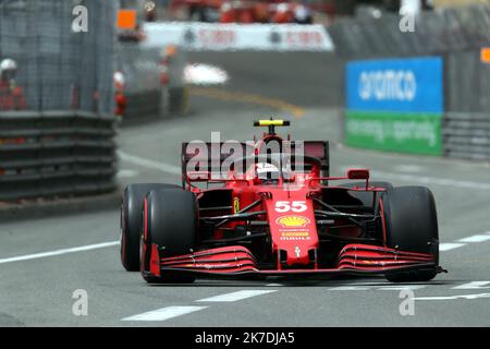 ©PHOTOPQR/NICE MATIN/Jean François Ottonello ; Monaco ; 22/05/2021 ; OTTONELLO JEAN-FRANCOIS - samedi 22 Mai à Monaco - 78ème Grand Prix de Monaco - Formule 1 - 63 George Russell / Williams Racing Stockfoto