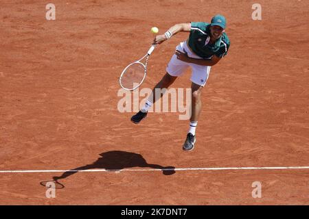 ©PHOTOPQR/LE PARISIEN/Olivier Corsan ; Paris ; 30/05/2021 ; TENNIS ROLAND GARROS die 2021 Französisch Open bei Roland Garros auf Mai 30 , 2021 in Paris , Frankreich Stockfoto