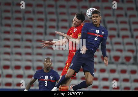 ©PHOTOPQR/LA PROVENCE/SPEICH Frédéric ; Nizza ; 02/06/2021 ; Fußball Coupe d'Europe des Nations UEFA Euro 2020 Spiel de Vorbereitung Frankreich - Pays de Galle au stade Allianz Arena Freundliches Spiel zwischen Frankreich und Wales im Allianz Riviera Stadion in Nizza am Mittwoch 2 Juni 2021 Stockfoto