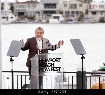 Backstage beim Newport Beach Film Festival Honors Event 2022 Stockfoto