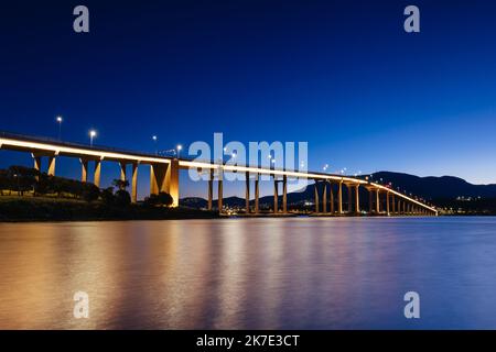 Tasman Bridge in Hobart, Tasmanien, Australien Stockfoto