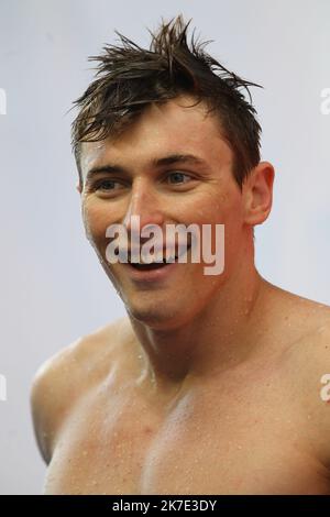 ©PHOTOPQR/LE COURRIER PICARD/HASLIN ; Chartres ; 18/06/2021 ; 18/06/21 Championnats de France de natation Grand Bassin à Chartres Maxime Grousset (Amiens) Foto Fred HASLIN - 2021/06/18. Französische Schwimmmeisterschaften Stockfoto