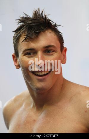 ©PHOTOPQR/LE COURRIER PICARD/HASLIN ; Chartres ; 18/06/2021 ; 18/06/21 Championnats de France de natation Grand Bassin à Chartres Maxime Grousset (Amiens) Foto Fred HASLIN - 2021/06/18. Französische Schwimmmeisterschaften Stockfoto