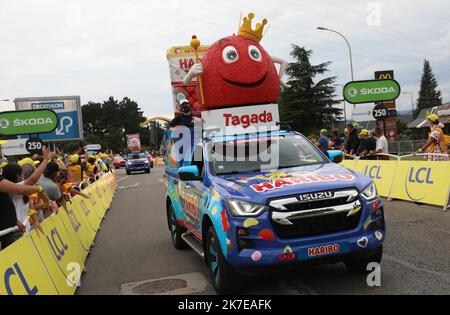 ©PHOTOPQR/LE DAUPHINE/Stéphane MARC ; Valence ; 06/07/2021 ; Stéphane Marc / Le Dauphine Libéré / Photopqr Valence/Drôme le 06/07/2021 Arrivée de la 10 à étape du Tour de France 2021 Valence. - Tour de France Radfahren 2021 Etappe 10 juli 6 2021 Stockfoto