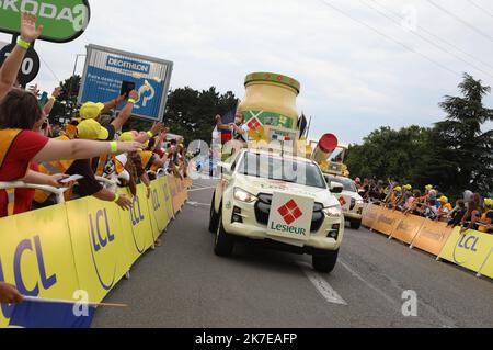 ©PHOTOPQR/LE DAUPHINE/Stéphane MARC ; Valence ; 06/07/2021 ; Stéphane Marc / Le Dauphine Libéré / Photopqr Valence/Drôme le 06/07/2021 Arrivée de la 10 à étape du Tour de France 2021 Valence. - Tour de France Radfahren 2021 Etappe 10 juli 6 2021 Stockfoto