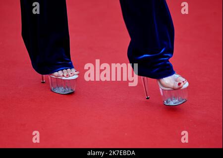 ©FRANCK CASTEL/MAXPPP - die jährlichen Filmfestspiele von Cannes 74., Festival de cannes 2021 die internationalen Filmfestspiele von Cannes 74. in Frankreich. Stockfoto