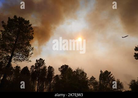 ©PHOTOPQR/NICE MATIN/LUC BOUTRIA LE 18 08 2021 VAR - Incentives à vidauban Waldbrände in Südfrankreich Frankreich - Var, Vidauban 18. August 2021 Stockfoto